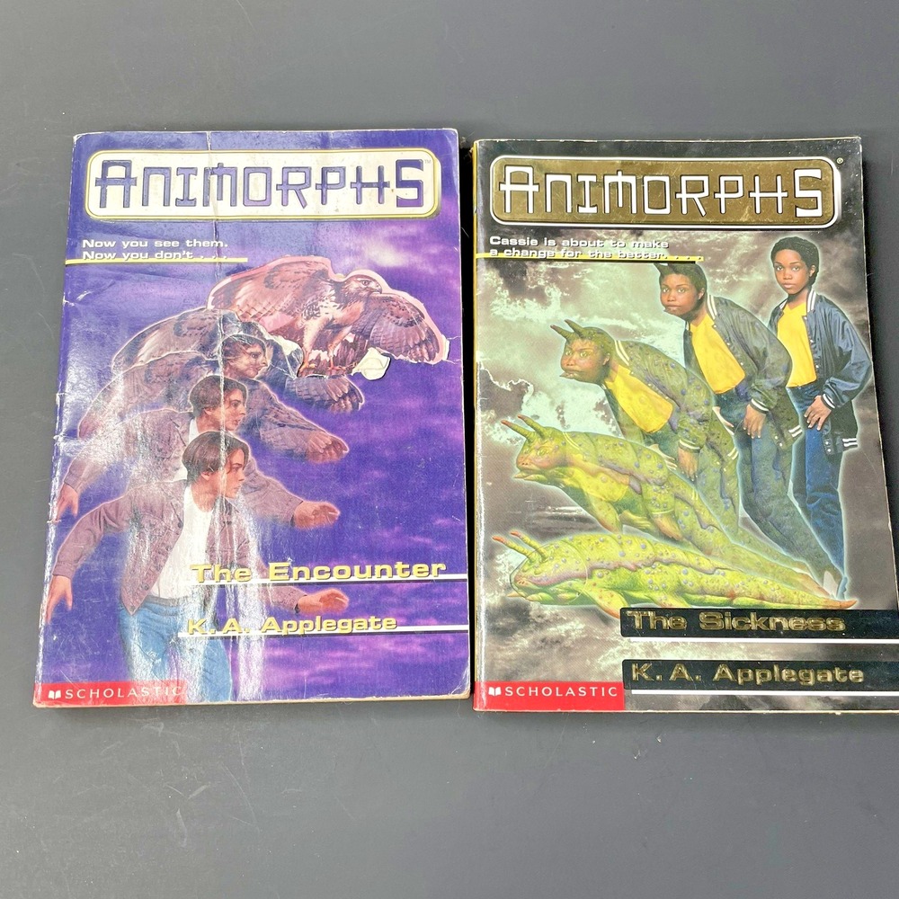 Lot of  2 Vintage 1990s‎ ANIMORPHS Paperback Books 3 & 29 K.A. Applegate